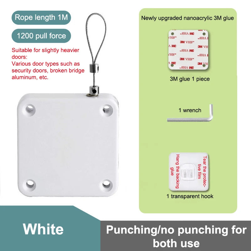 Punch-Free Automatic Door Closer